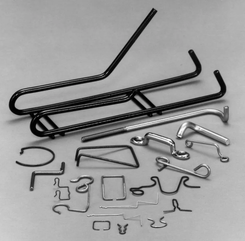 Wire forms manufactured by Accurate Wire and Strip Forming