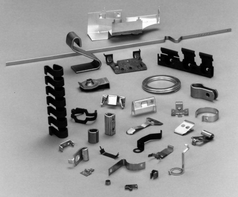 Precision stampings manufactured by Accurate Wire and Strip Forming